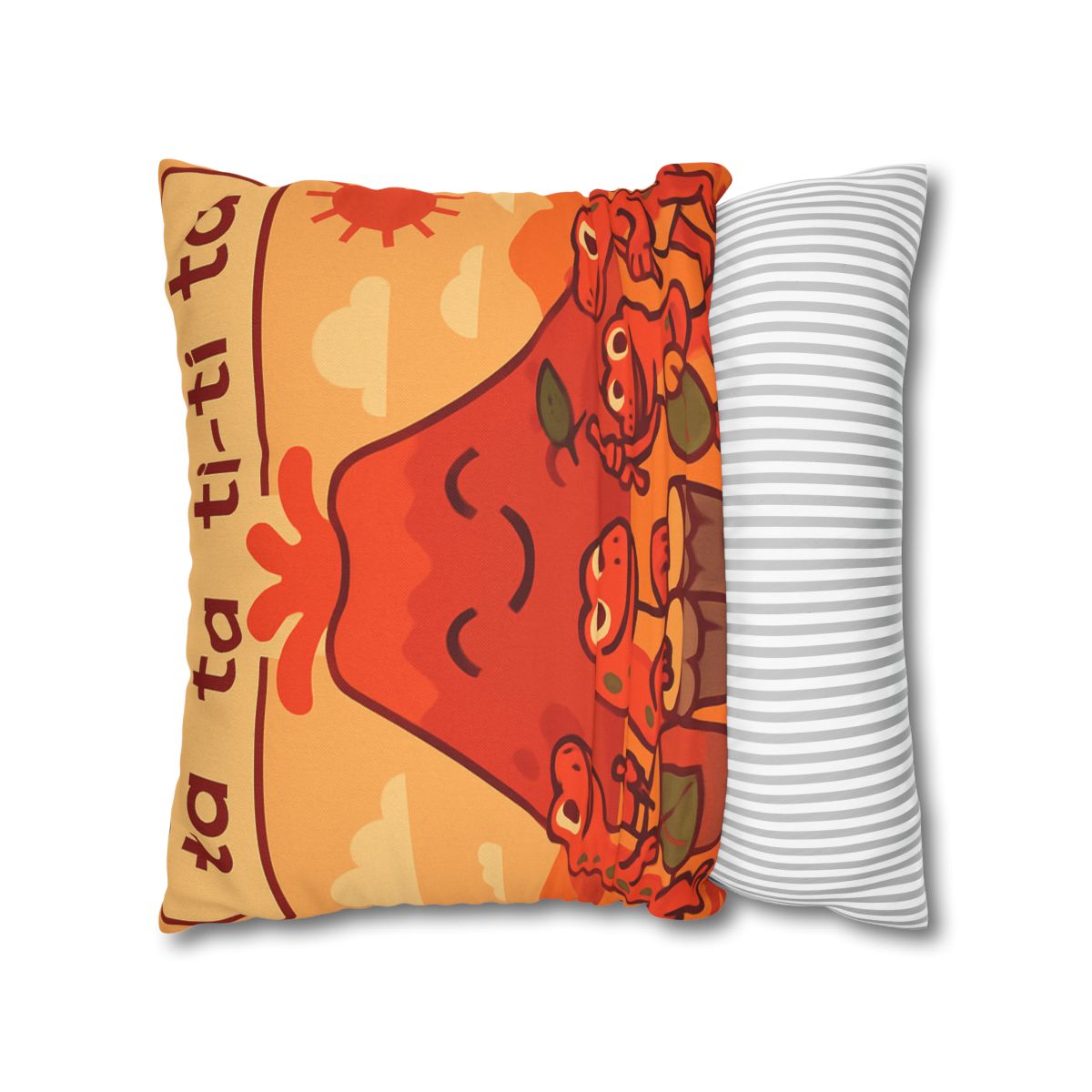 Volcano Drum Band Of The Rhythm Lizards designer print pillow cases