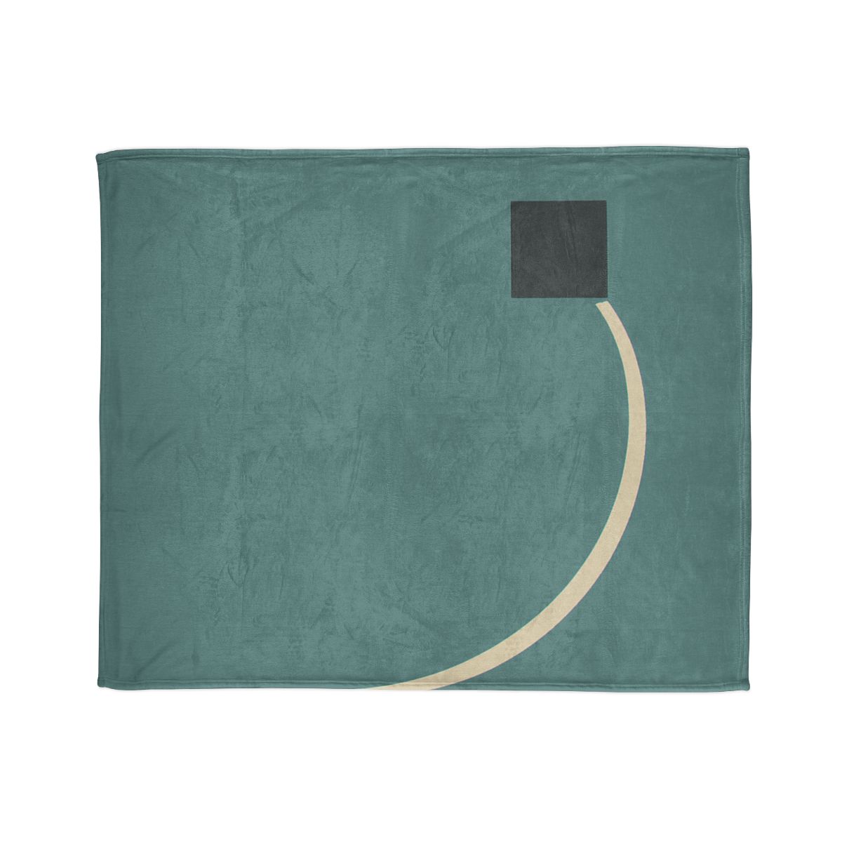 Negative Space Corner Arc custom blankets