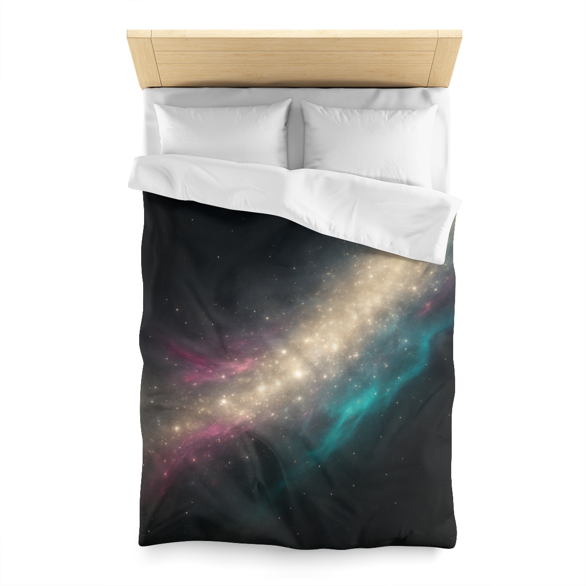 Radiant Flux Starstream personalized bedding duvets