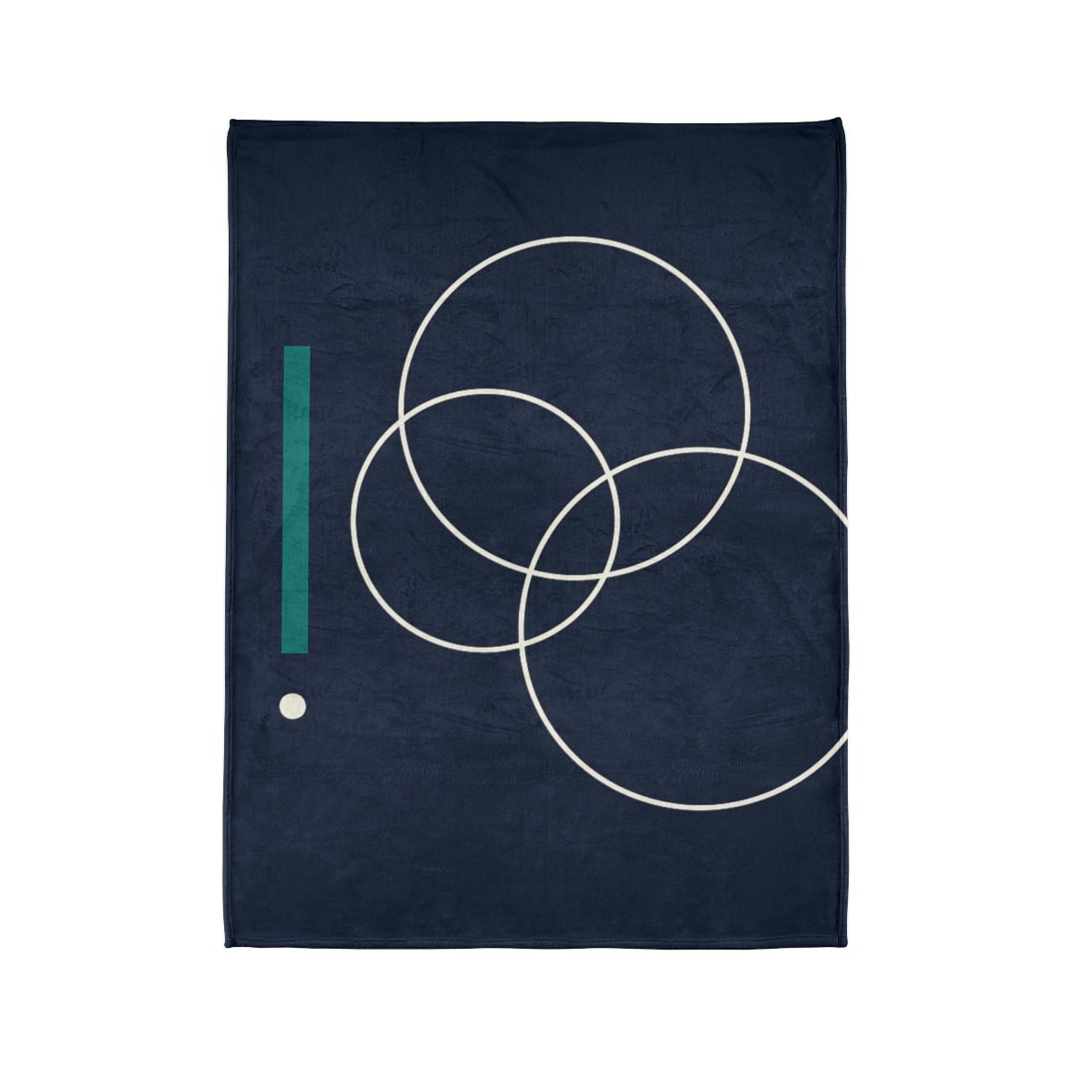 Staggered Rings And Anchored Bar stylish throw blankets