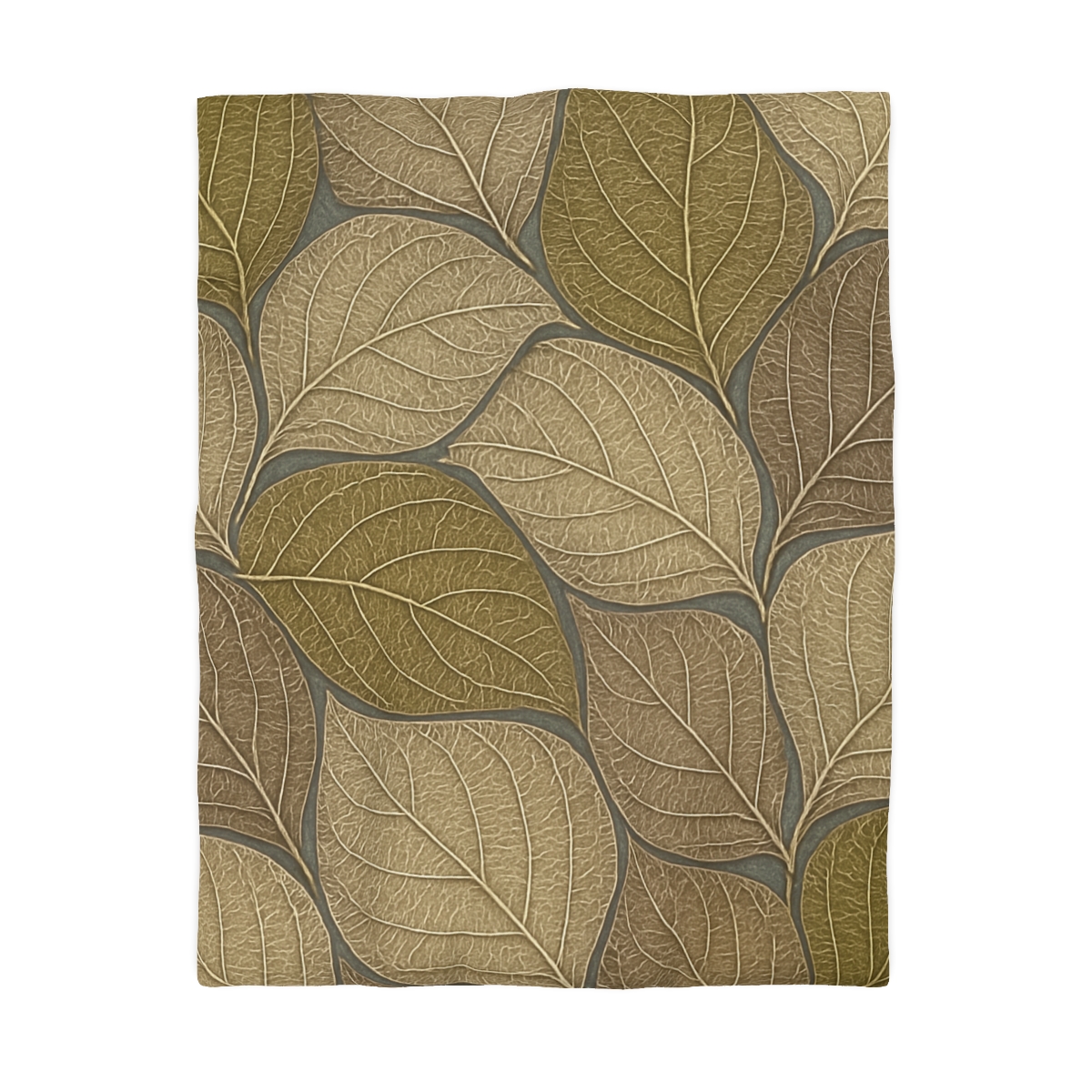 Leaf Skeleton Mosaic designer printed duvets