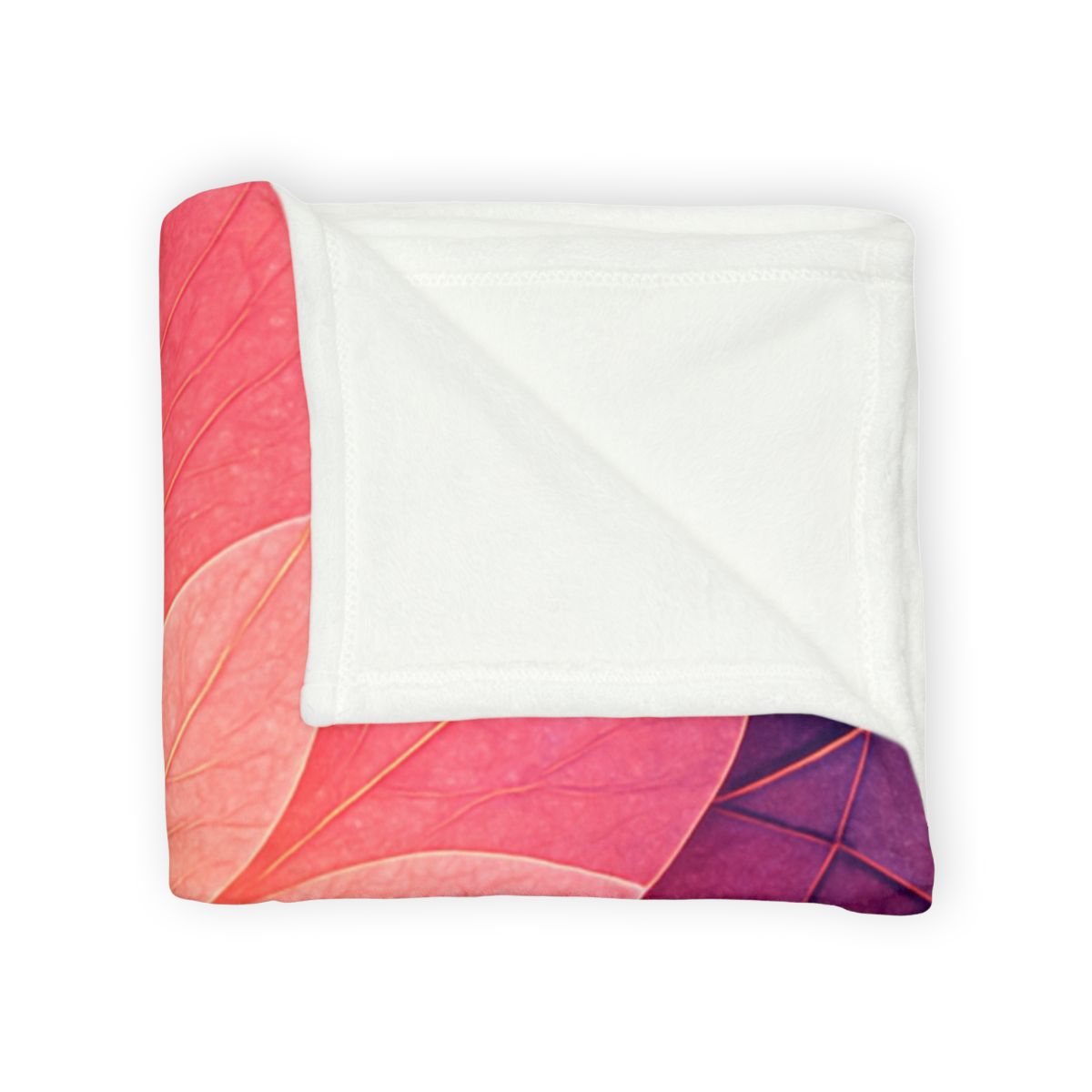 Petal Prism Overlap stylish throw blankets