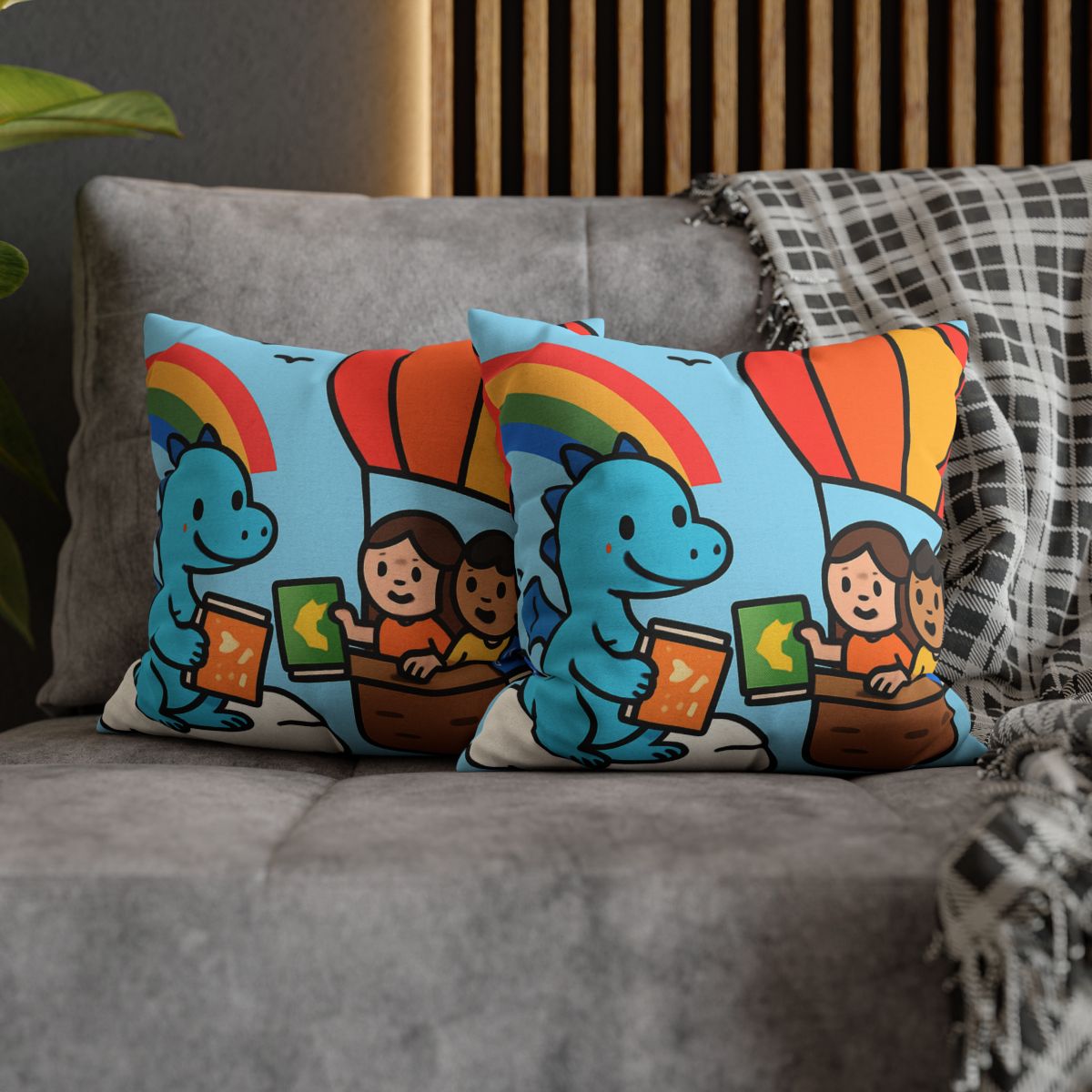 Cloud Library Run By A Gentle Dragon unique gift pillow cases