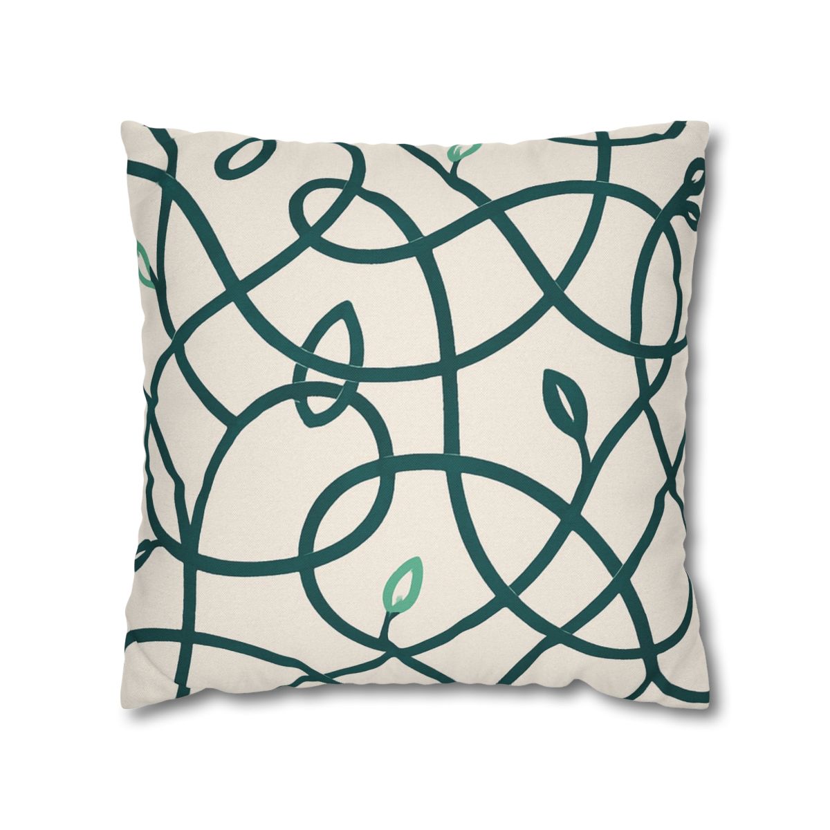 Vine Circuit Interlace personalized pillow covers