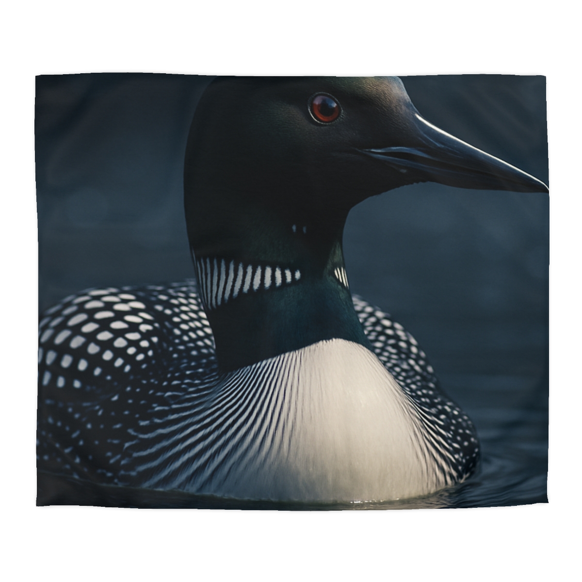 Moonlit Chorus Common Loon custom duvets