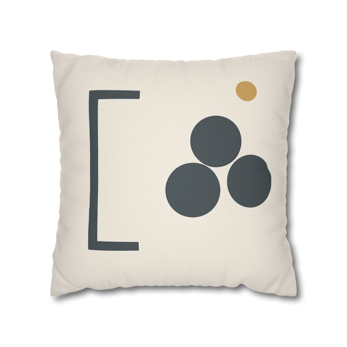 Diagonal Bracket And Three Circle Cluster custom pillow cases