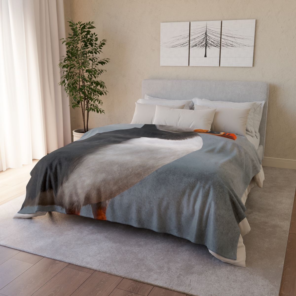 Glasswater Glide Atlantic Puffin warm winter blankets