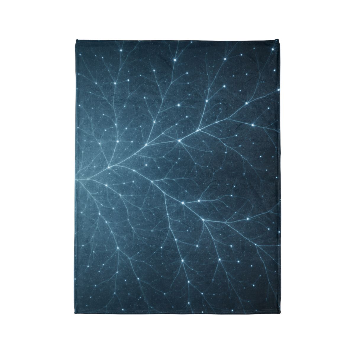 Starlit Fractal Canopy trendy patterned blankets