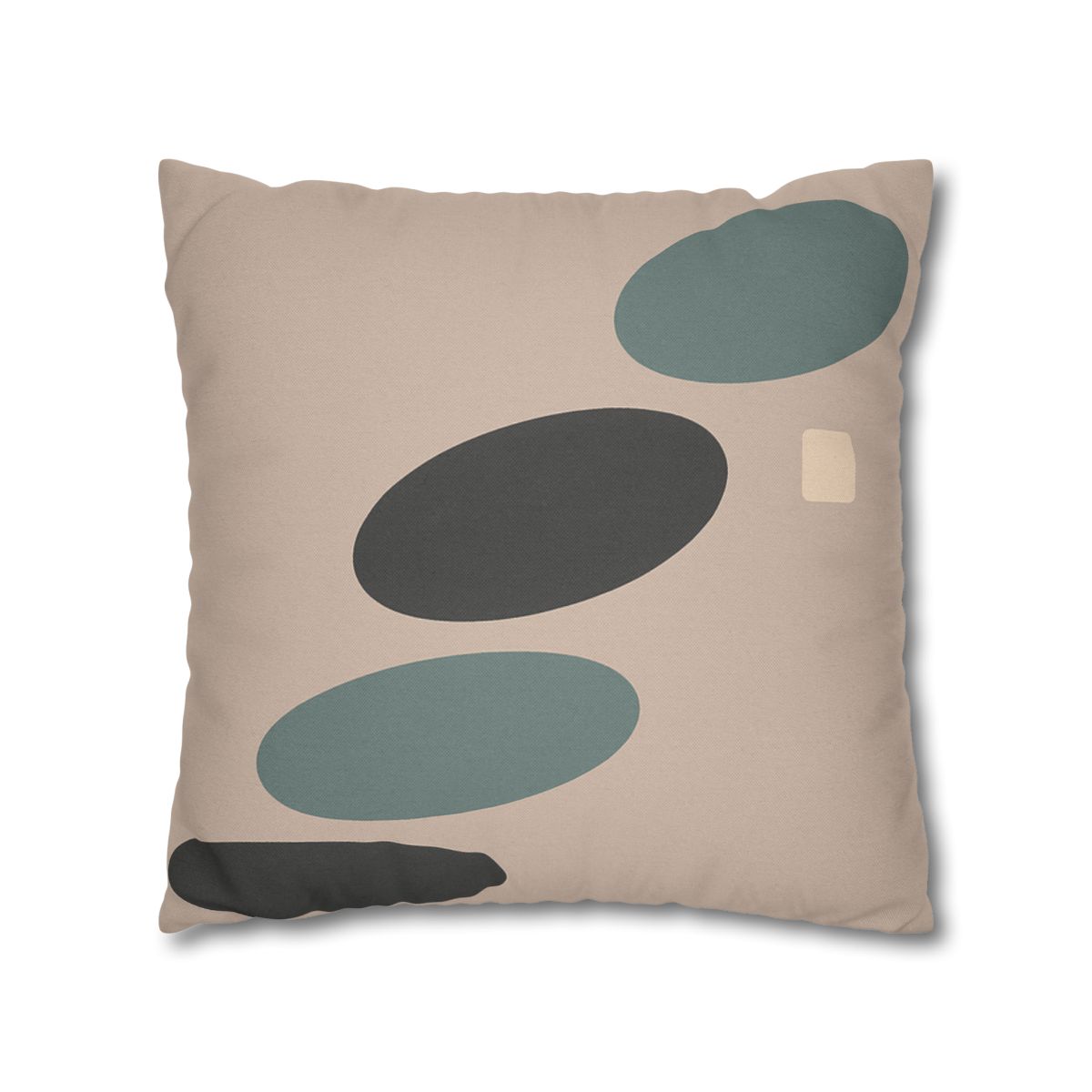 Staggered Ovals With Pause stylish decorative pillowcases