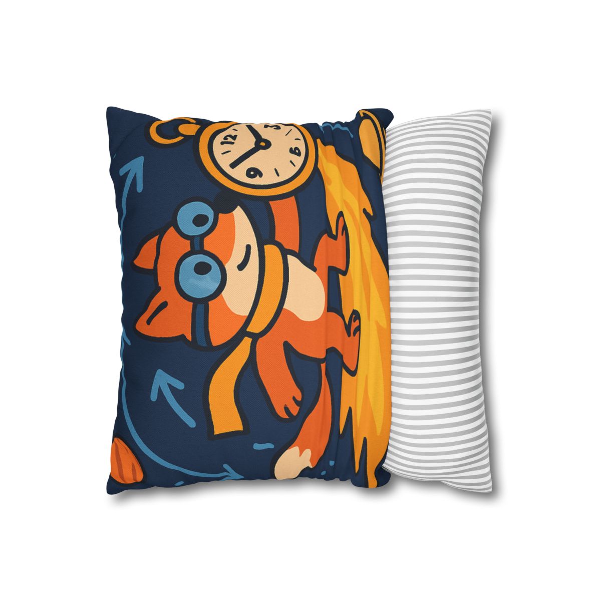 Time Traveling Comet Fox designer print pillow cases