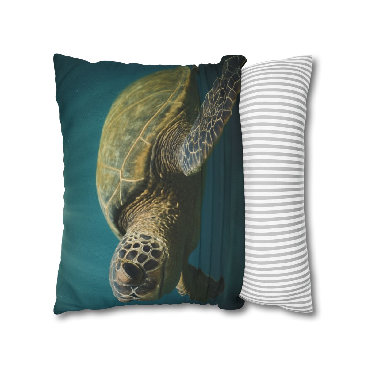 Glasswater Drift Green Sea Turtle unique gift pillow cases