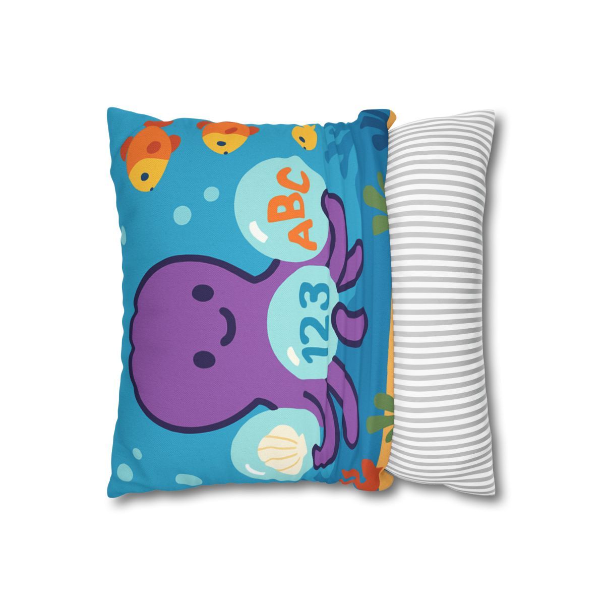 Octopus Library Of Bubble Books trendy patterned pillow cases