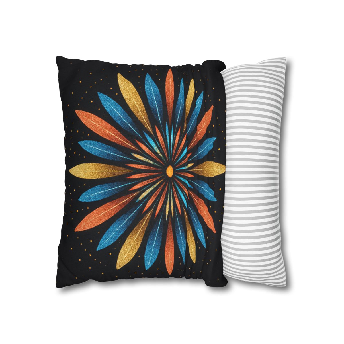Starburst Mandala Bloom stylish decorative pillowcases