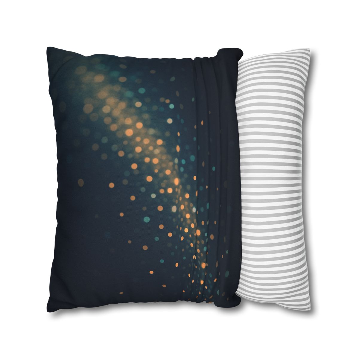Radiant Particle Drift designer print pillow cases