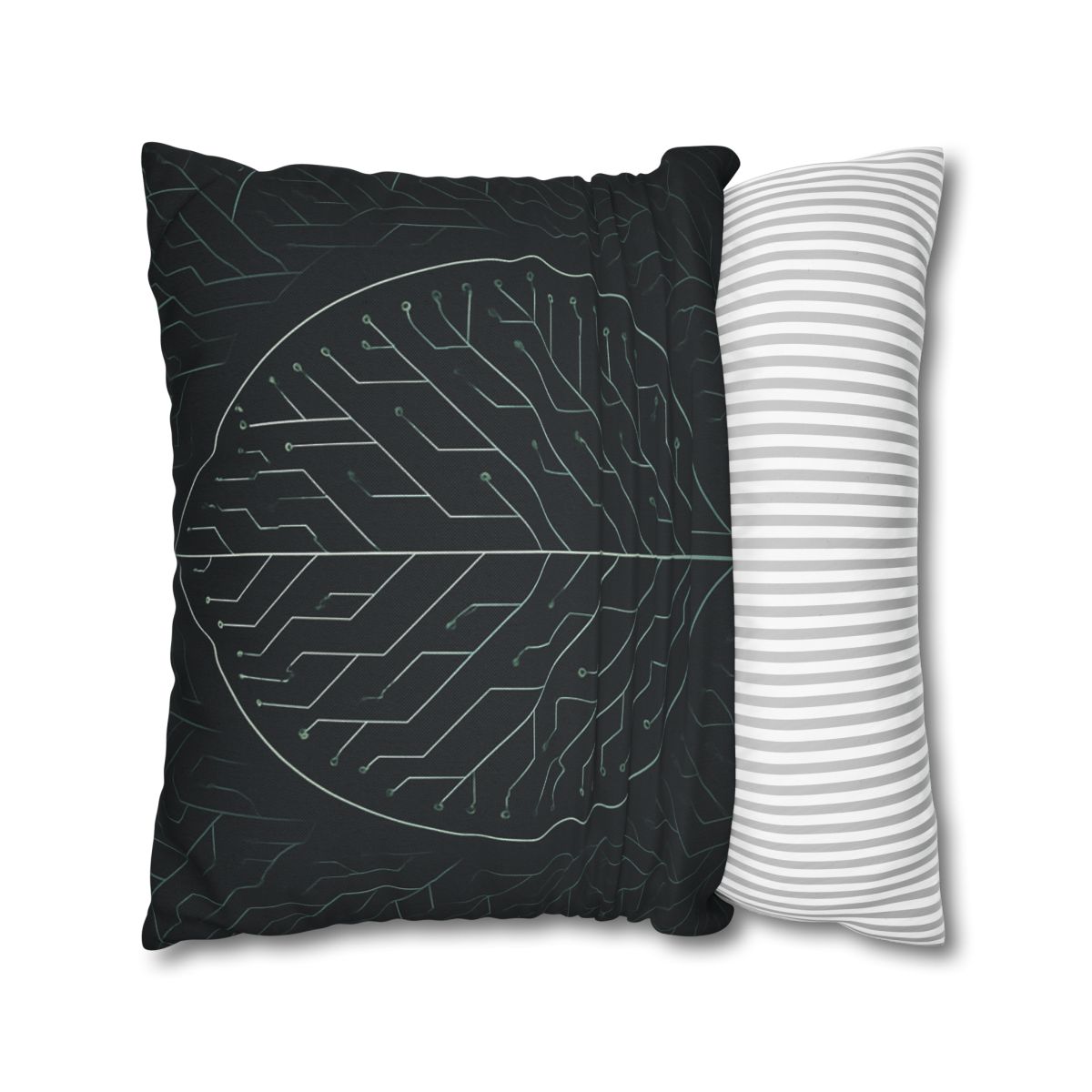 Leaf Vein Circuitry custom pillow cases