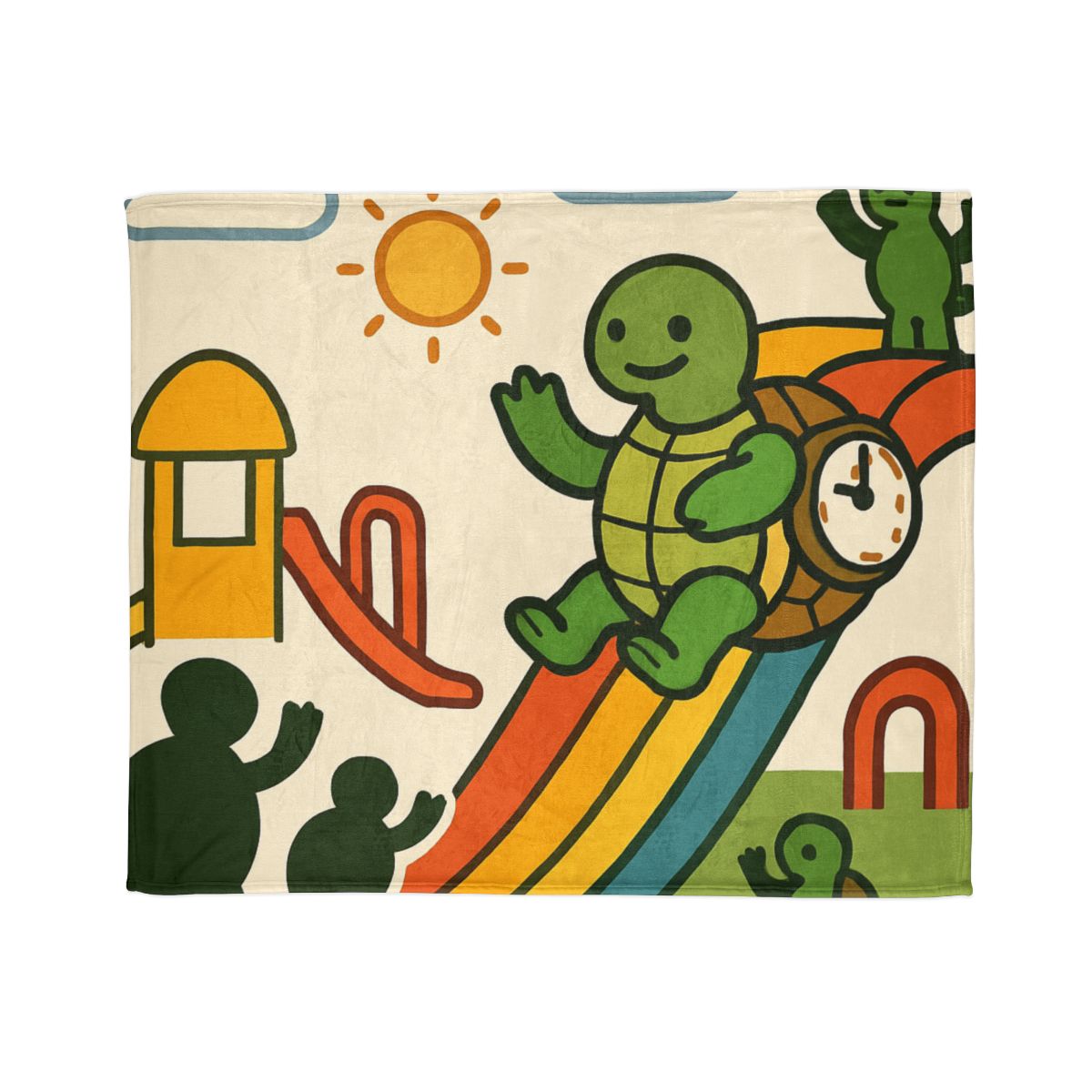 Time Traveling Tortoise Playground custom blankets