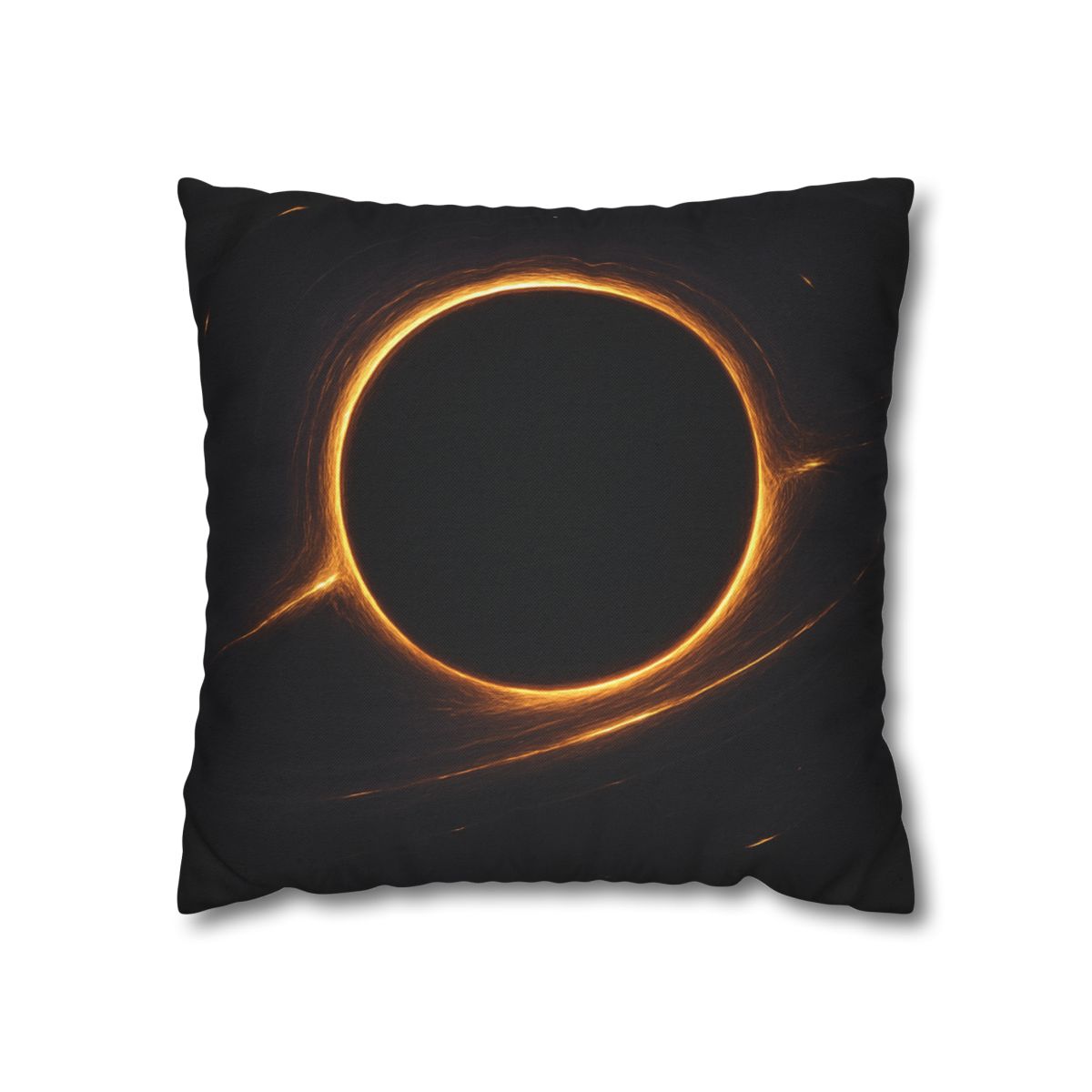 Black Hole Silhouette trendy patterned pillow cases