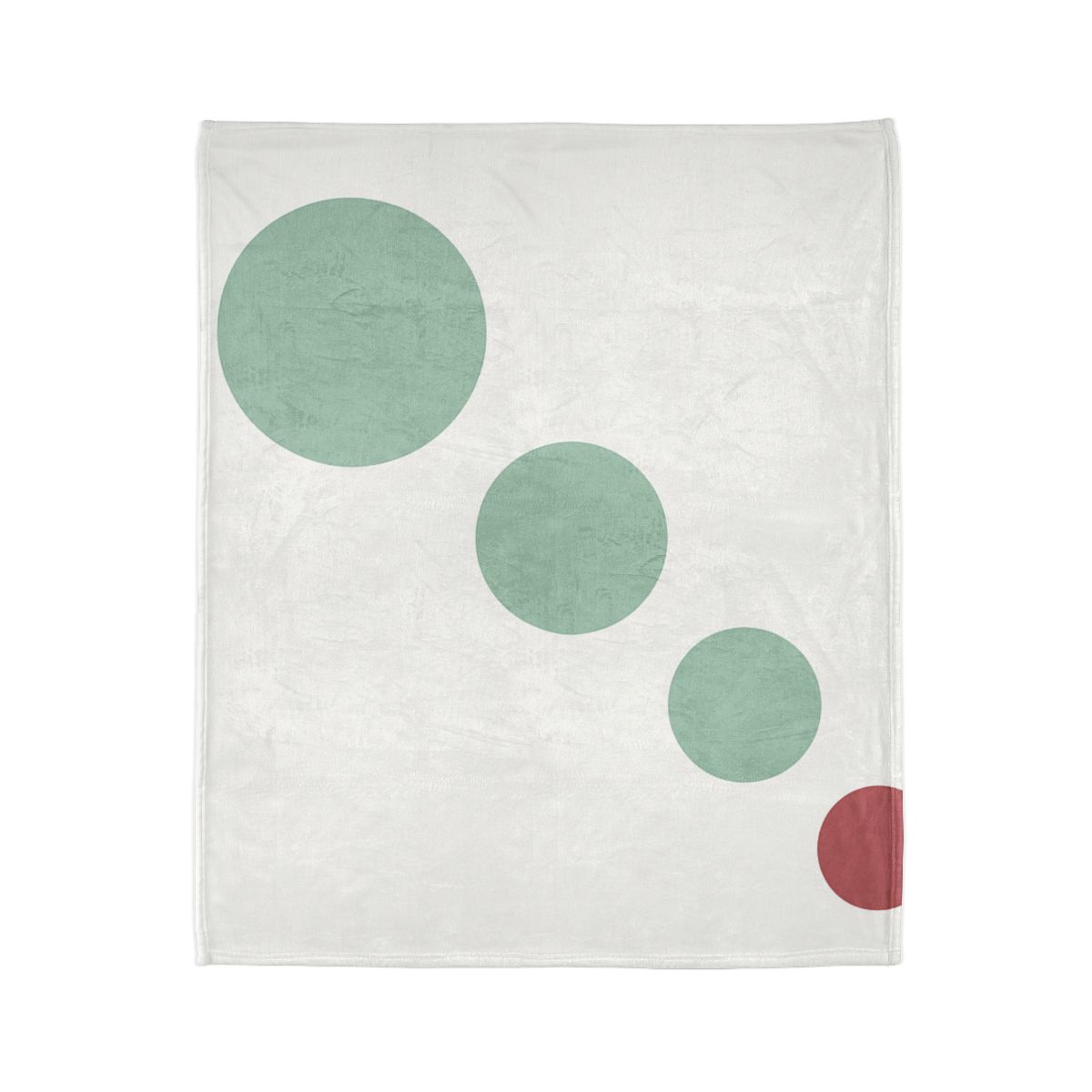 Diagonal Path Of Four Circles soft fleece blankets