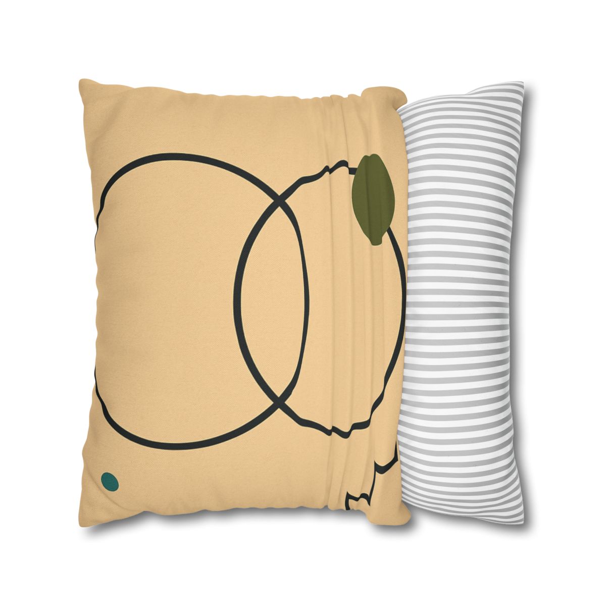 Aligned Rings With Corner Steps stylish decorative pillowcases