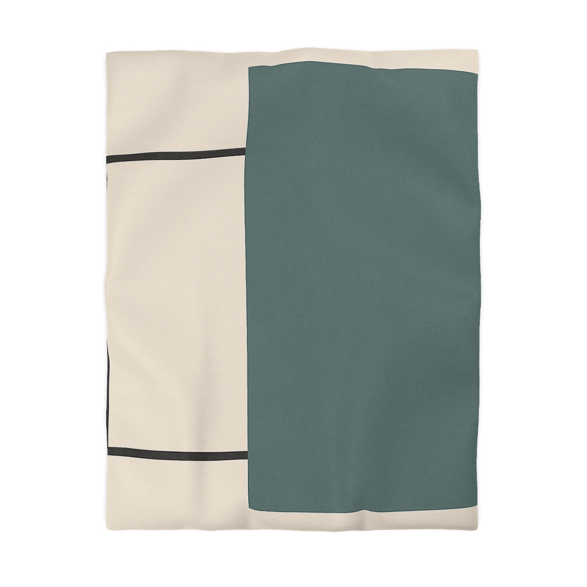 Offset Rectangle Pause custom duvets