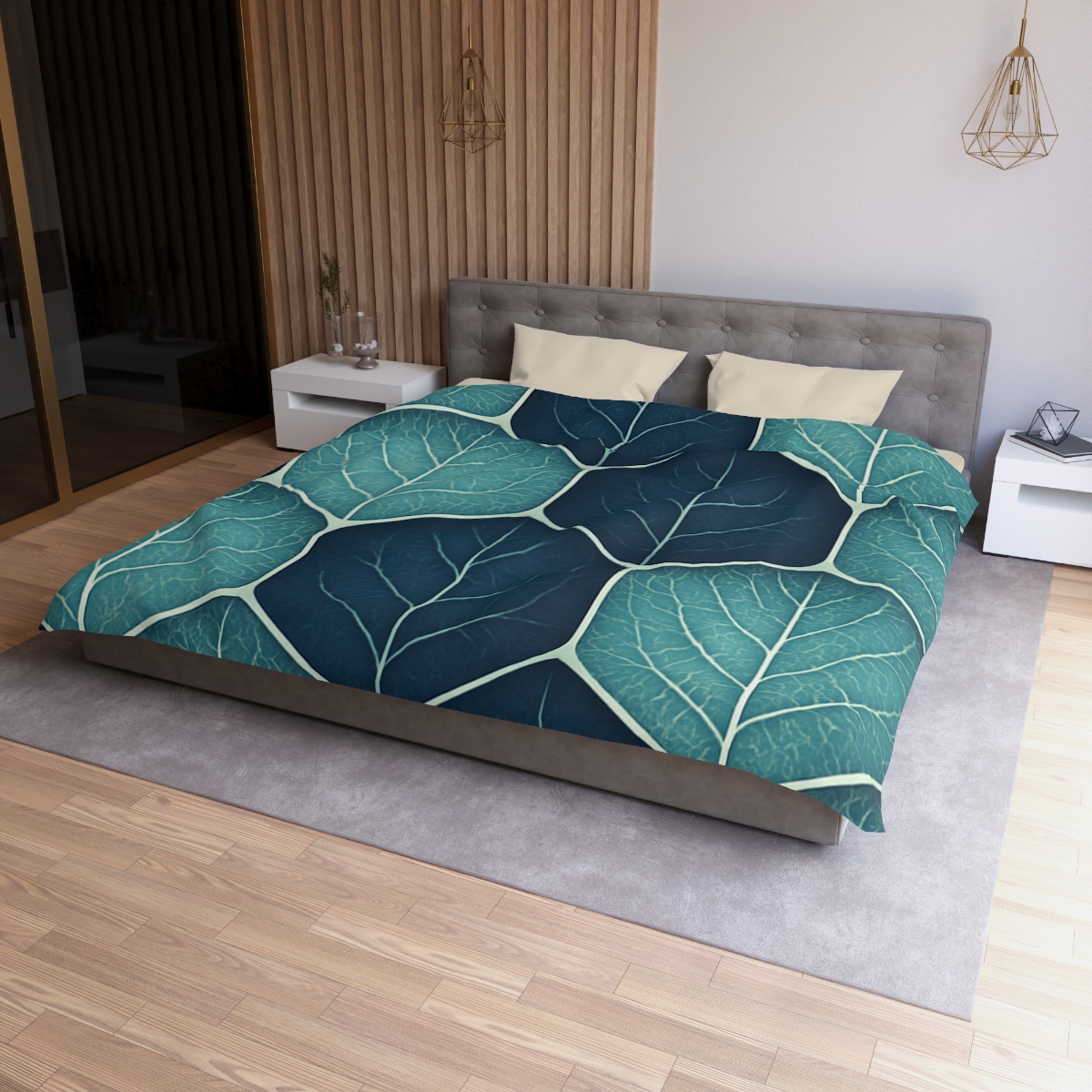 Leaf Lattice Radiance unique patterned duvets