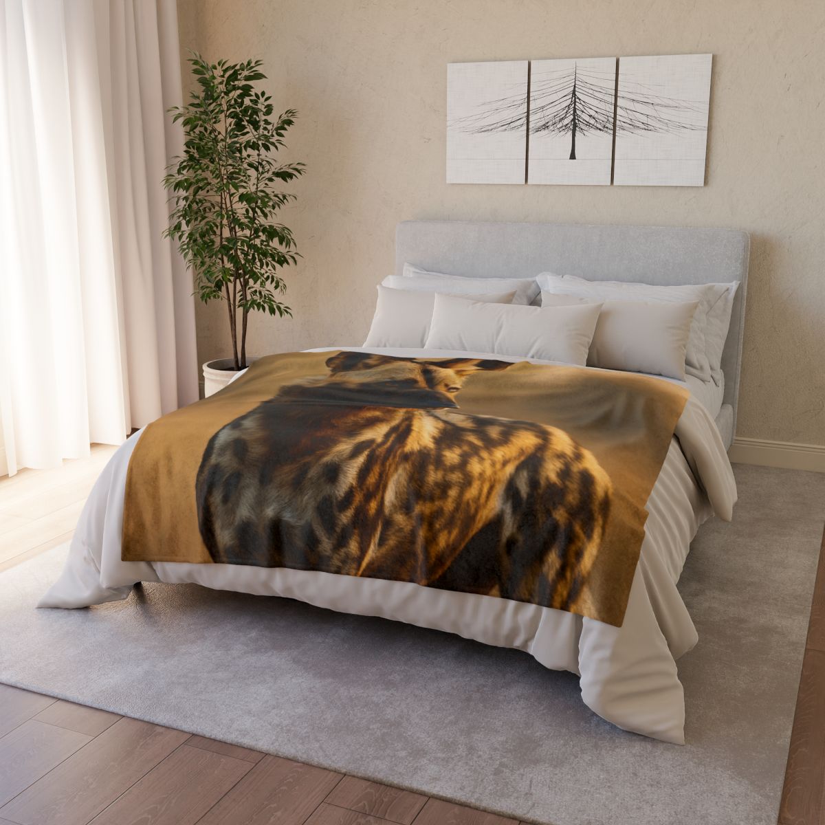 Ember Patrol African Wild Dog personalized cozy blankets