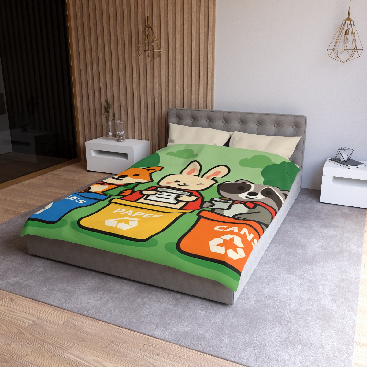 Forest Recycle Rangers unique patterned duvets