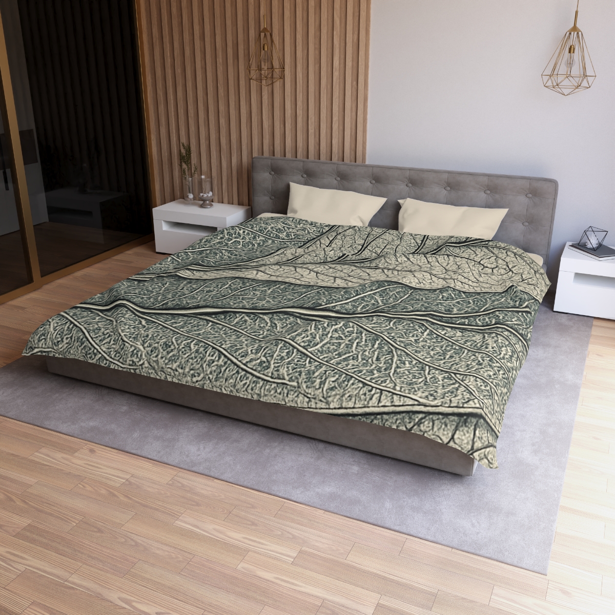 Vein Map Filigree custom duvets