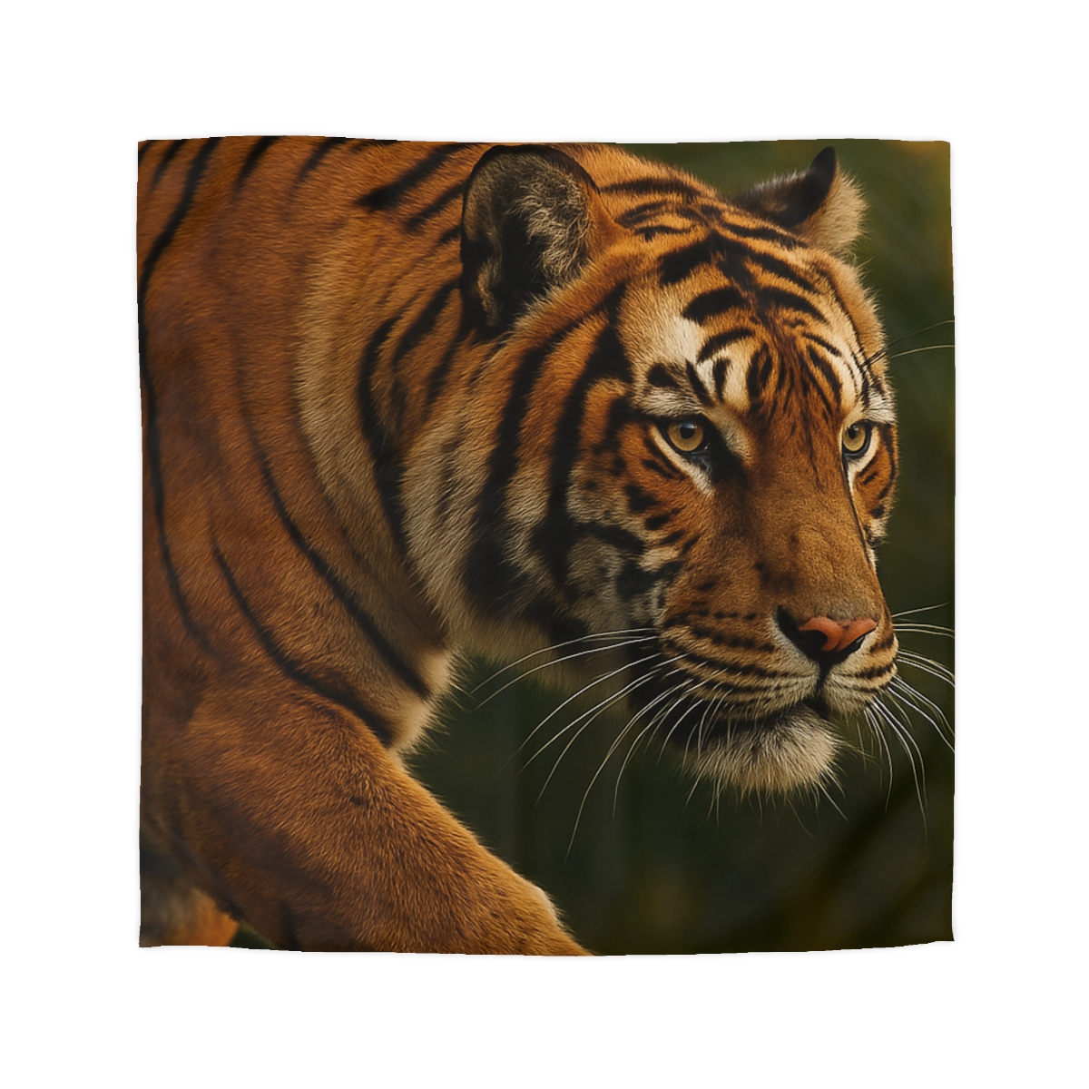 Forest Stalker Bengal Tiger unique patterned duvets