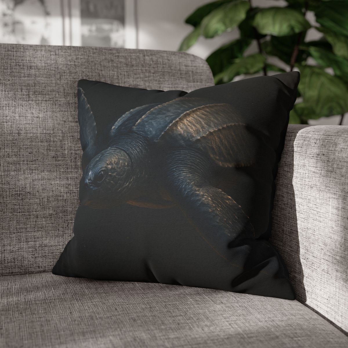 Starlit Drift Leatherback Sea Turtle comfortable bedding pillow covers