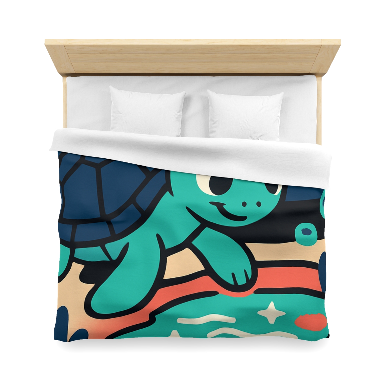 Starlight Sea Turtle Adventure personalized bedding duvets