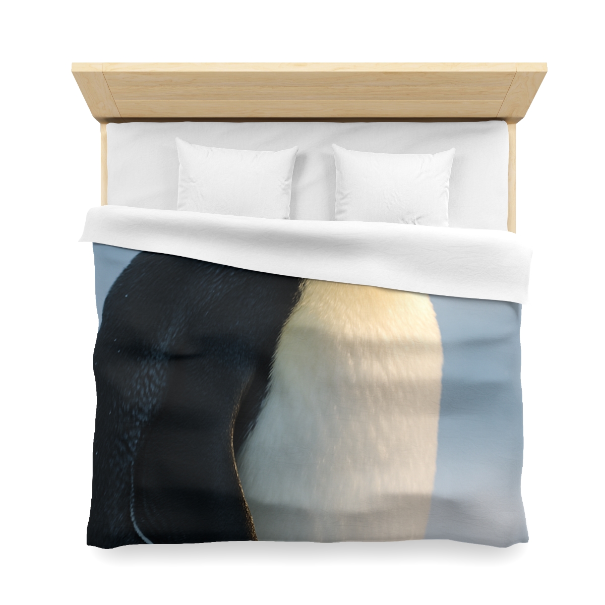 Glacier Gaze Emperor Penguin stylish duvet covers