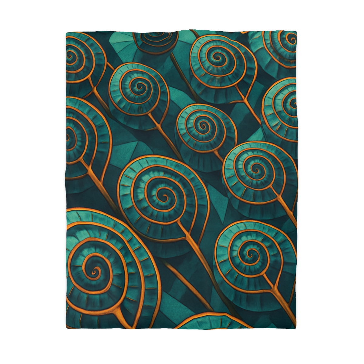 Spiral Seed Pod Matrix personalized bedding duvets