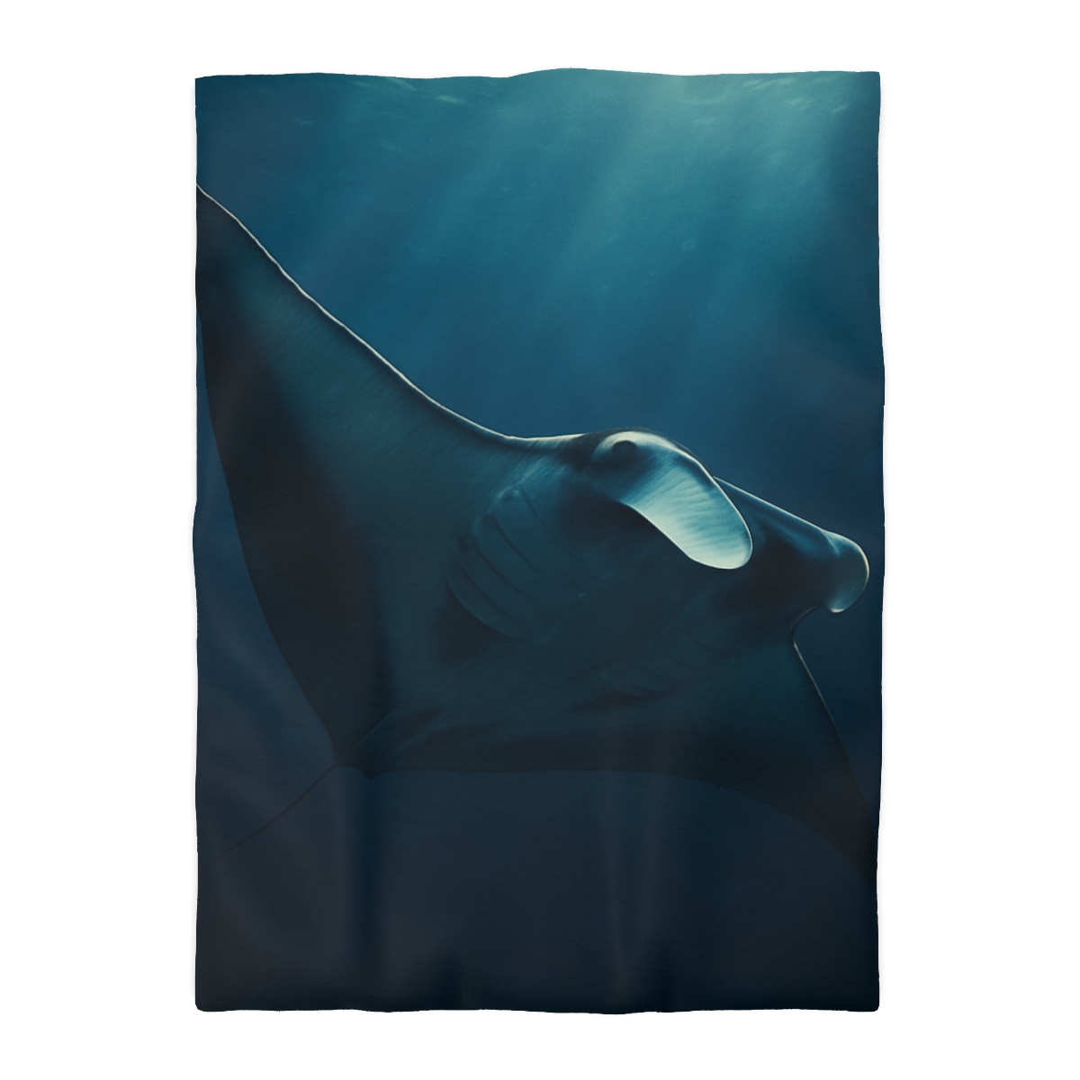 Starlit Glide Manta Ray stylish duvet covers
