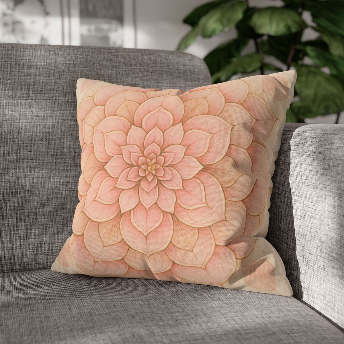 Petal Concentric Chorus designer print pillow cases