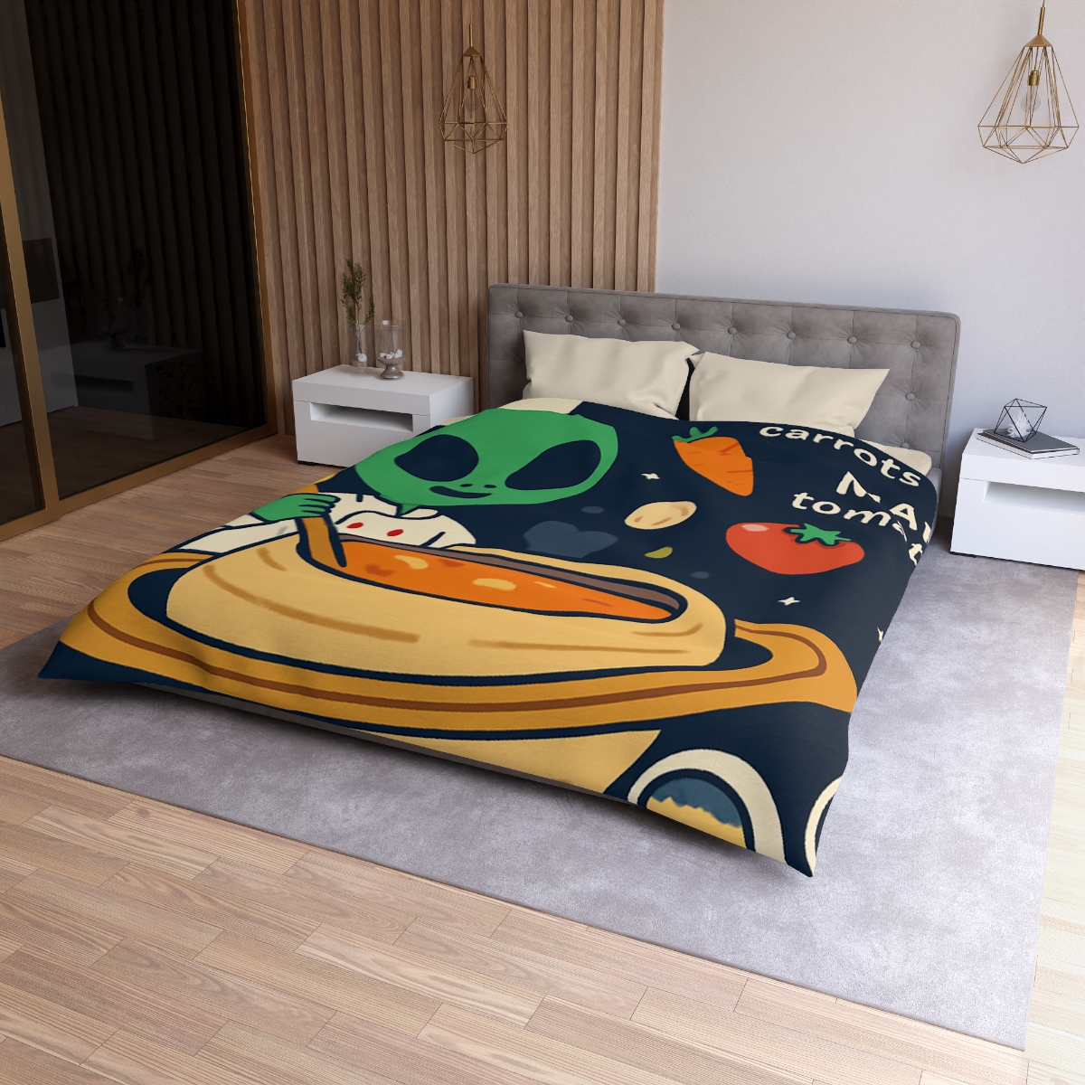 Solar System Soup Kitchen soft comforter duvets