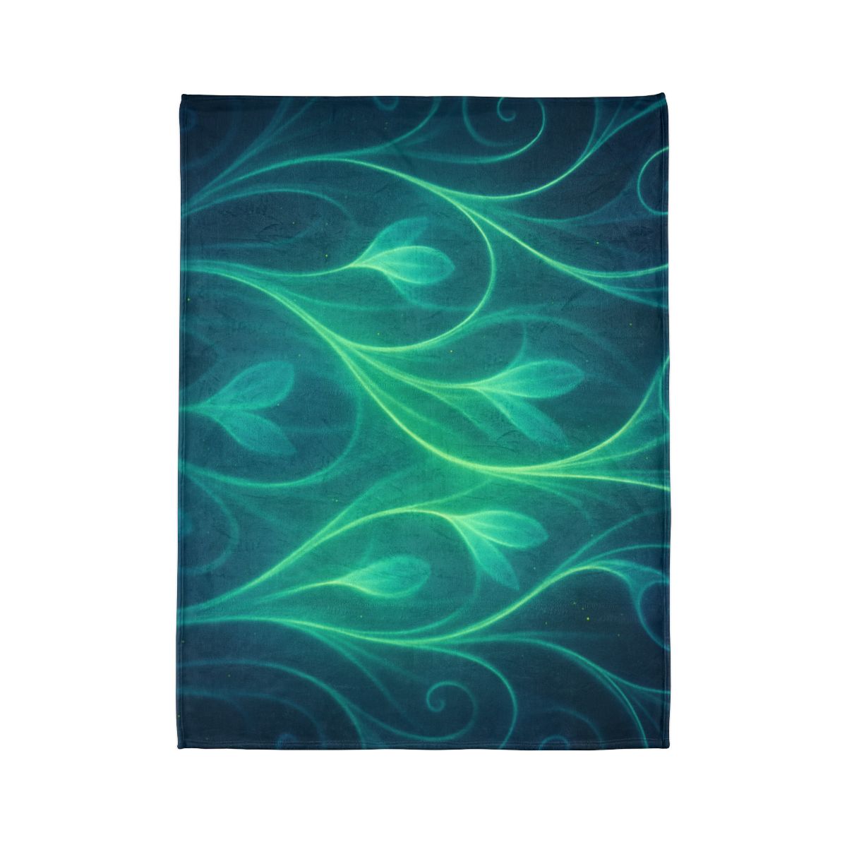 Vine Curl Aurora Lattice soft fleece blankets