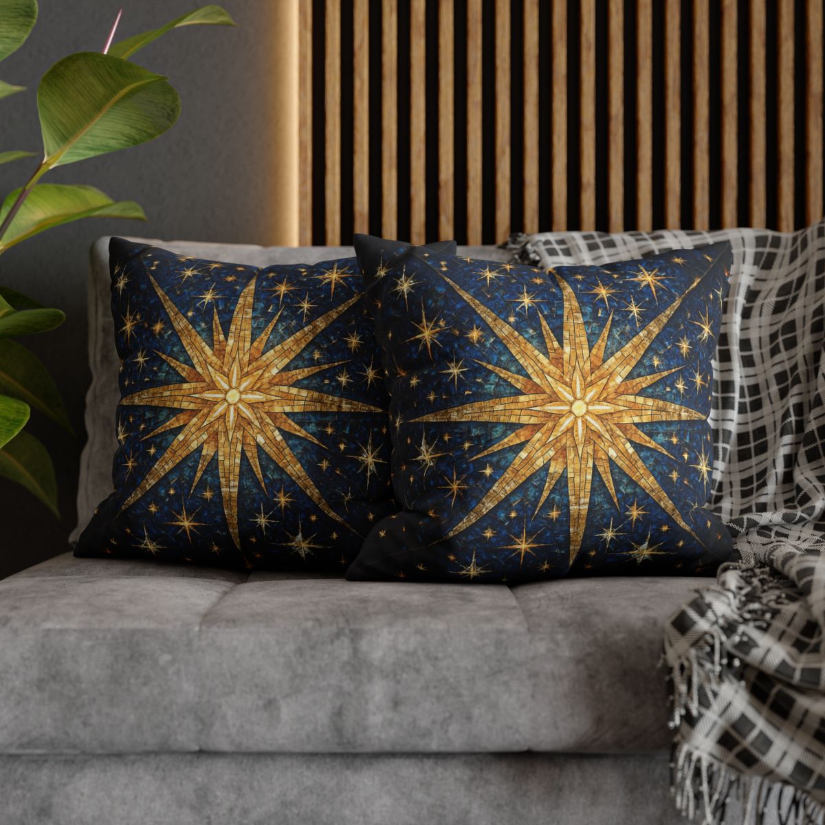 Starburst Radiant Mosaic comfortable bedding pillow covers