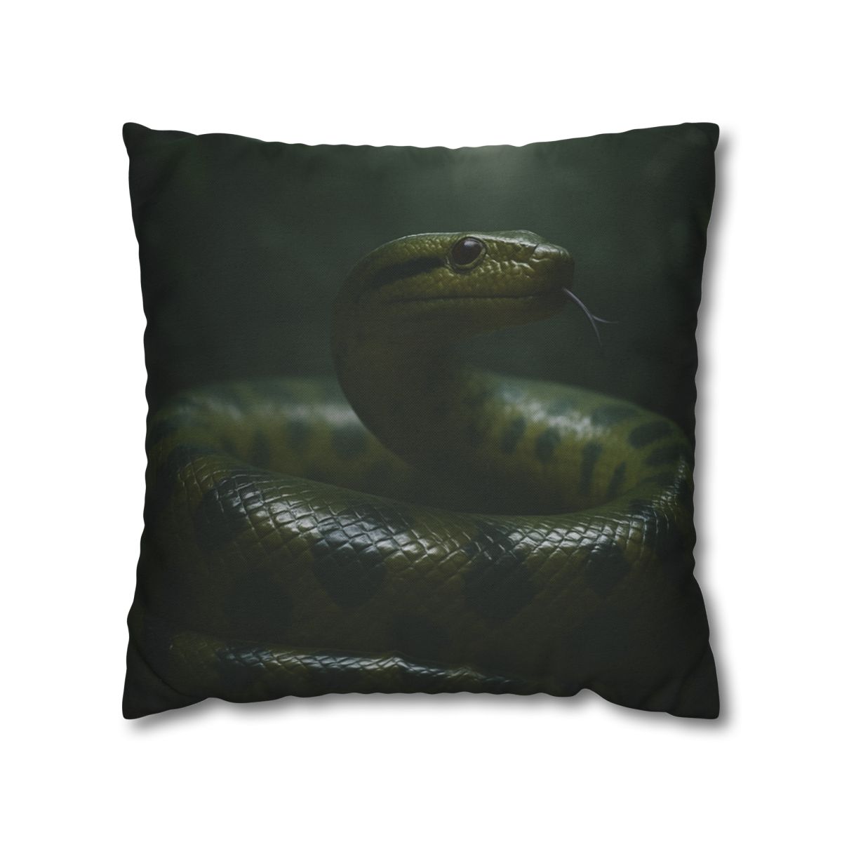 Starlit Coil Green Anaconda comfortable bedding pillow covers