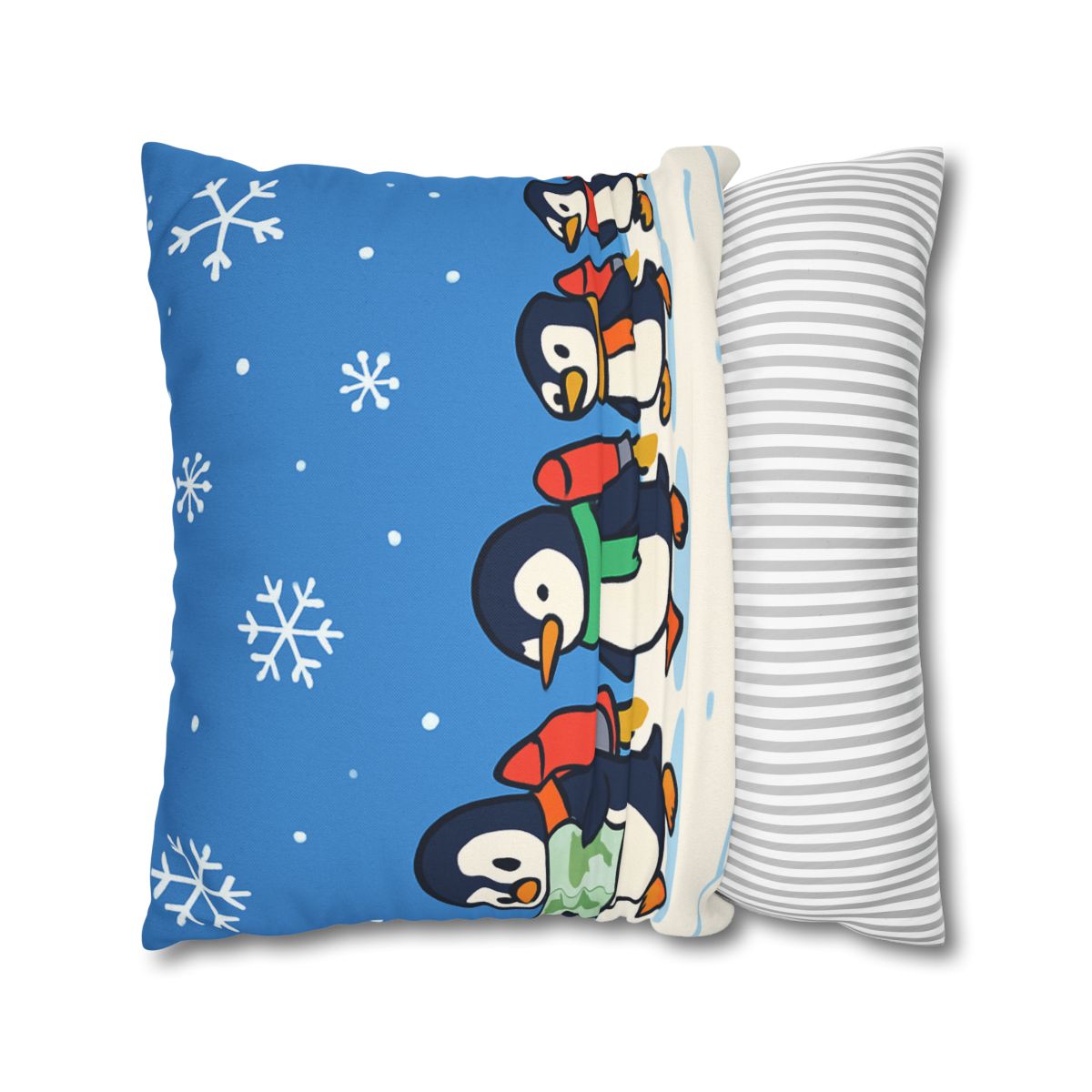 Rocket Penguin Parade unique gift pillow cases