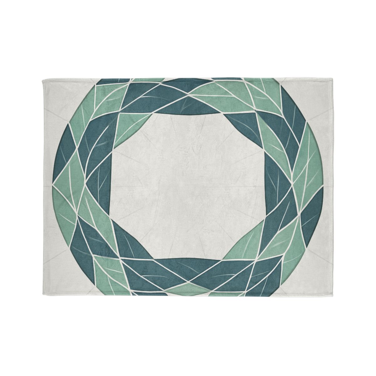 Orbiting Leaf Lattice soft fleece blankets