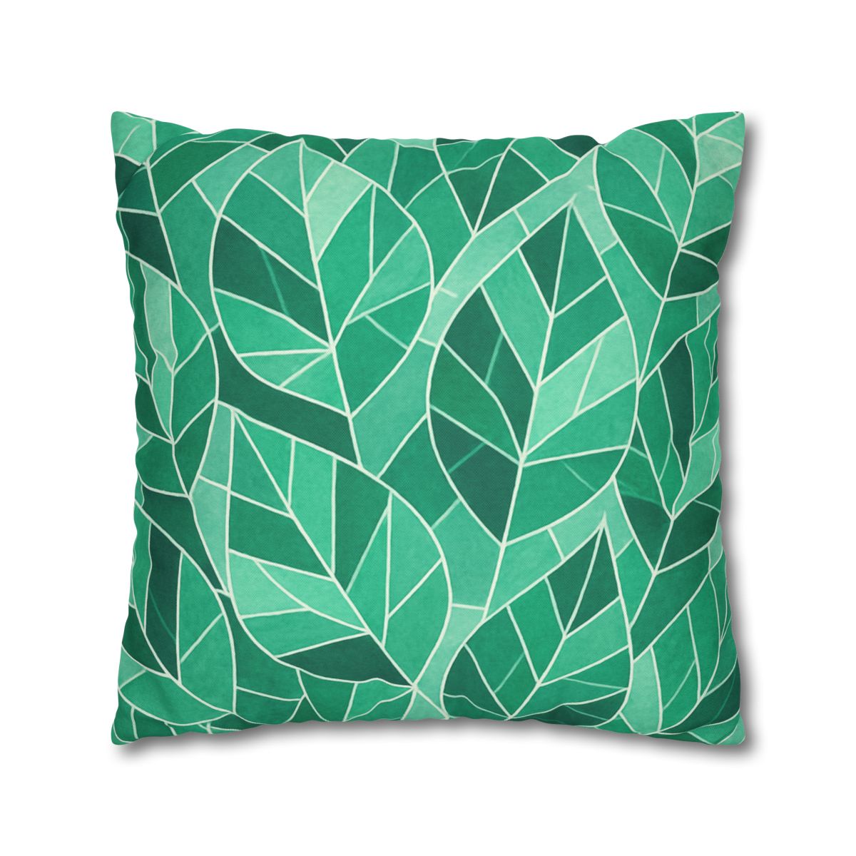 Crystal Leaf Mosaic personalized pillow covers