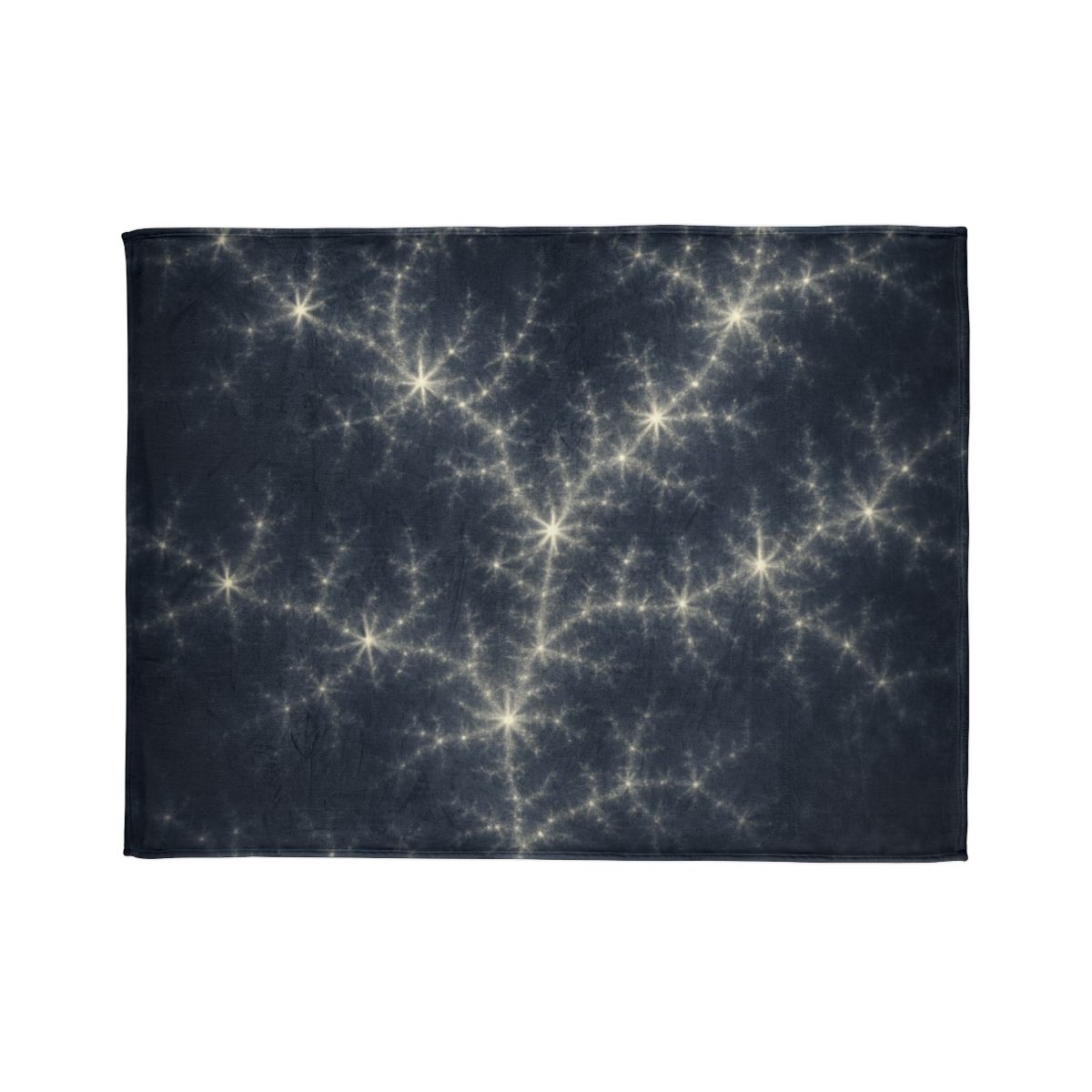 Starlit Fractal Cluster Drift stylish throw blankets