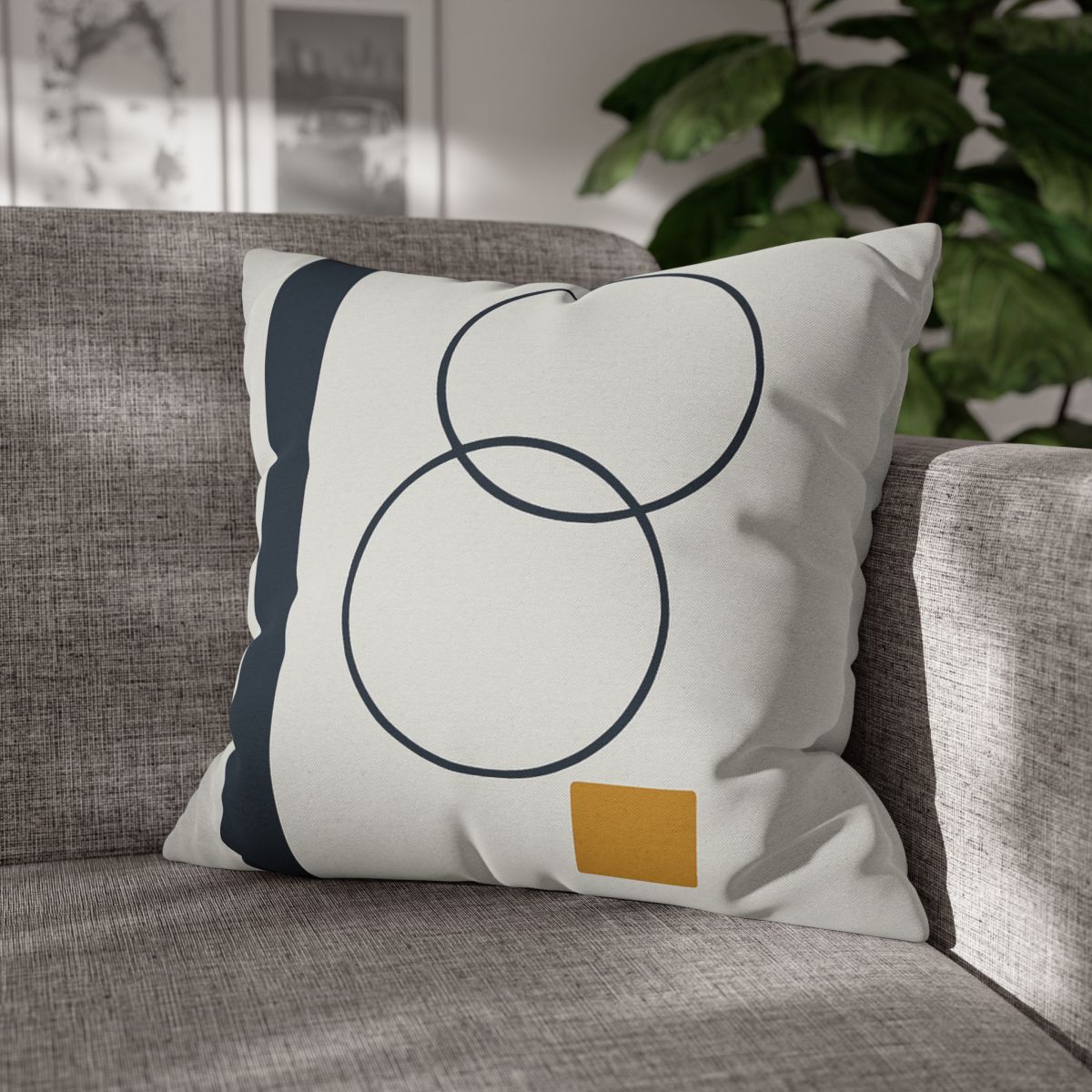 Staggered Rings With Anchored Column custom pillow cases