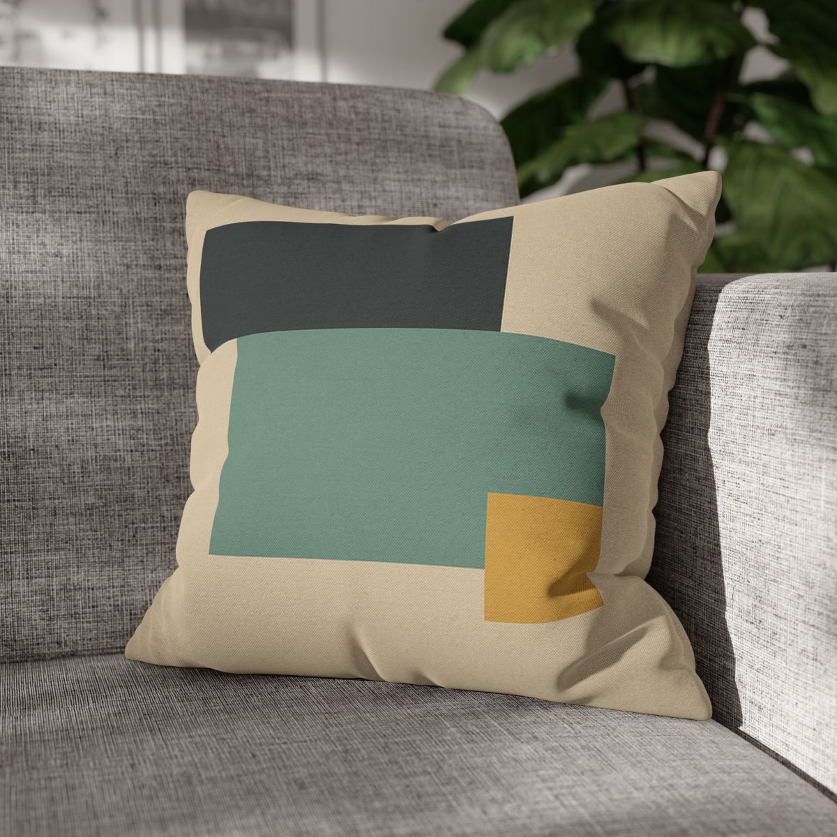 Offset Trio Of Blocks comfortable bedding pillow covers
