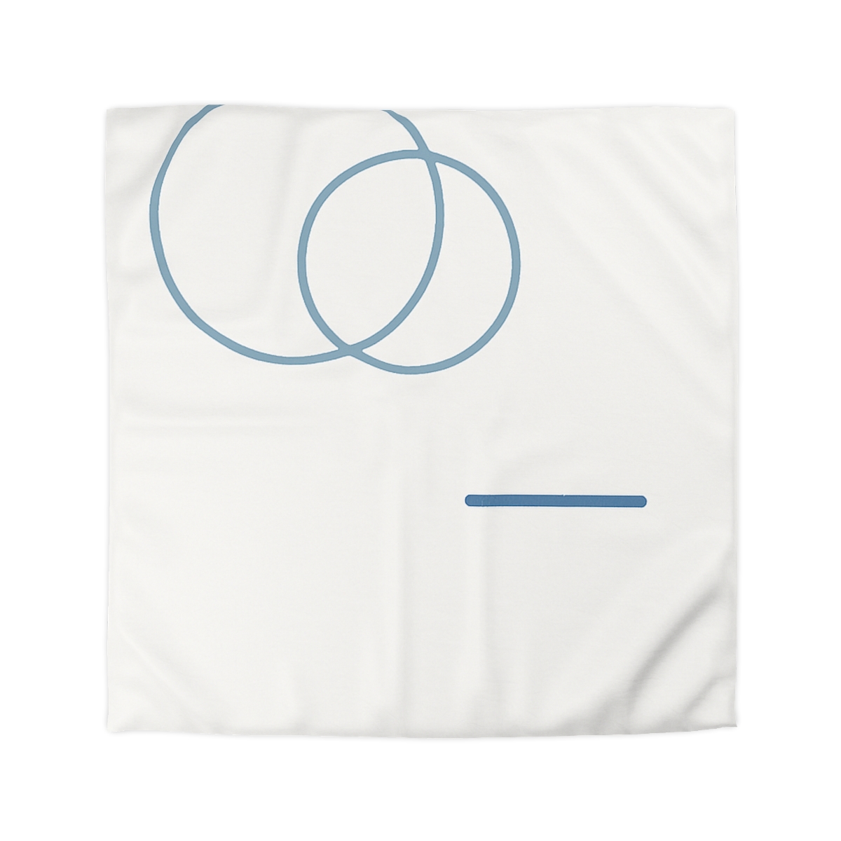 Offset Rings With Quiet Line custom duvets