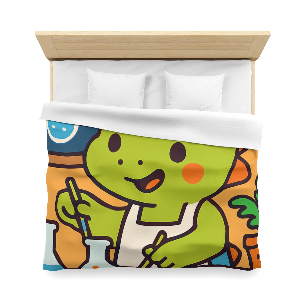 Dino Science Lab designer printed duvets