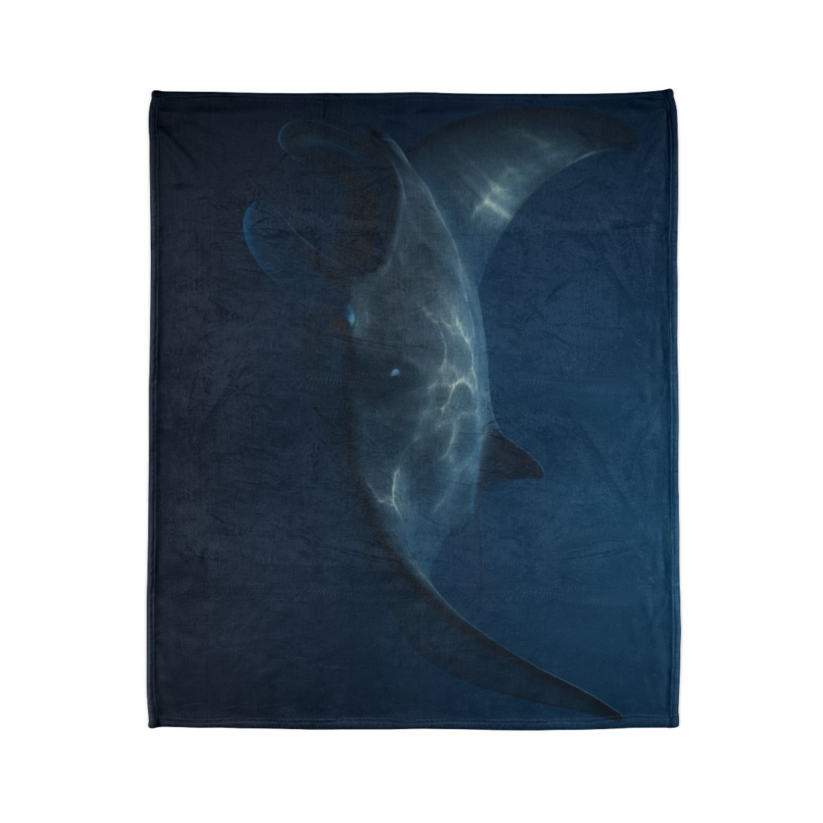 Moonlit Glide Manta Ray warm winter blankets