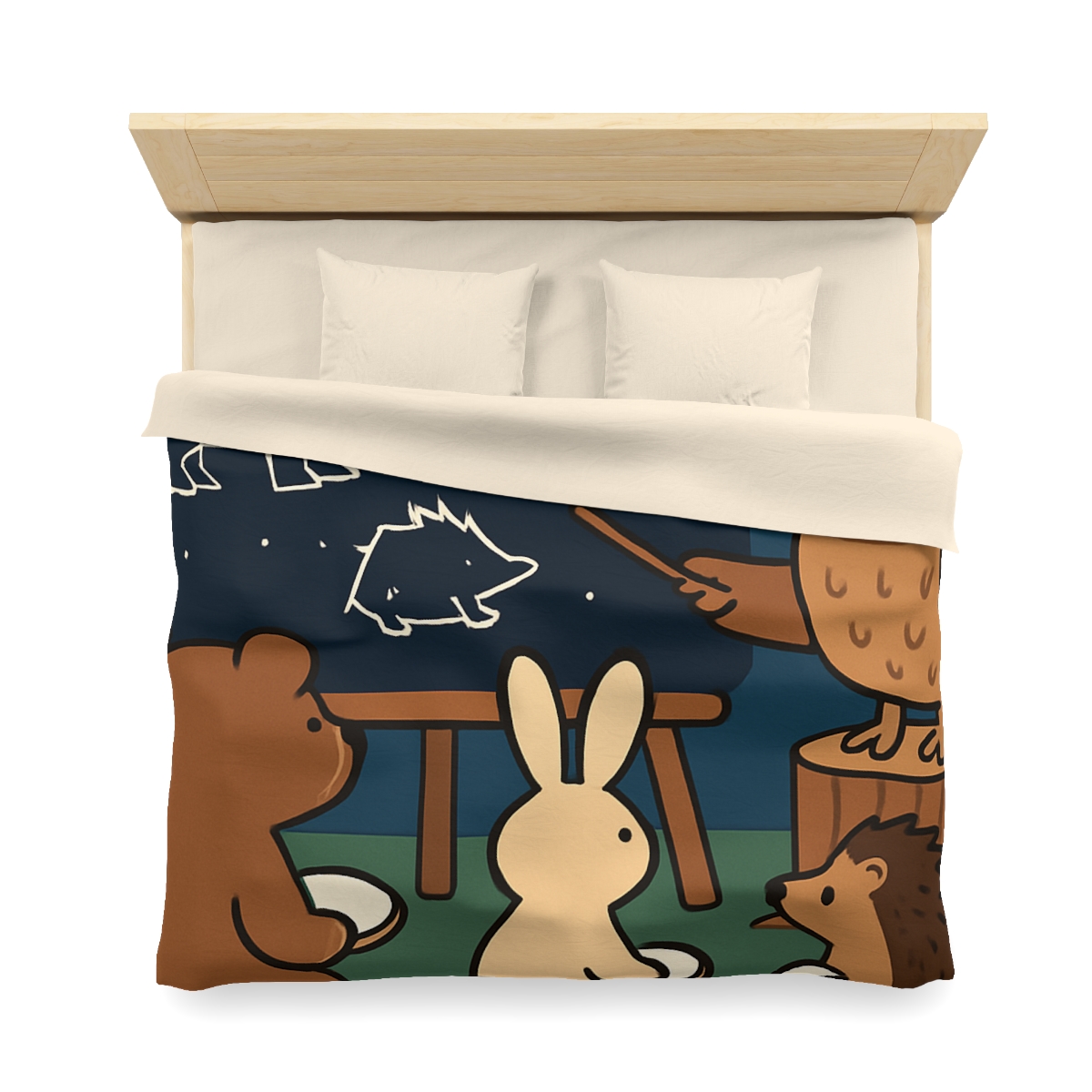 Constellation Classroom Of Forest Animals soft comforter duvets