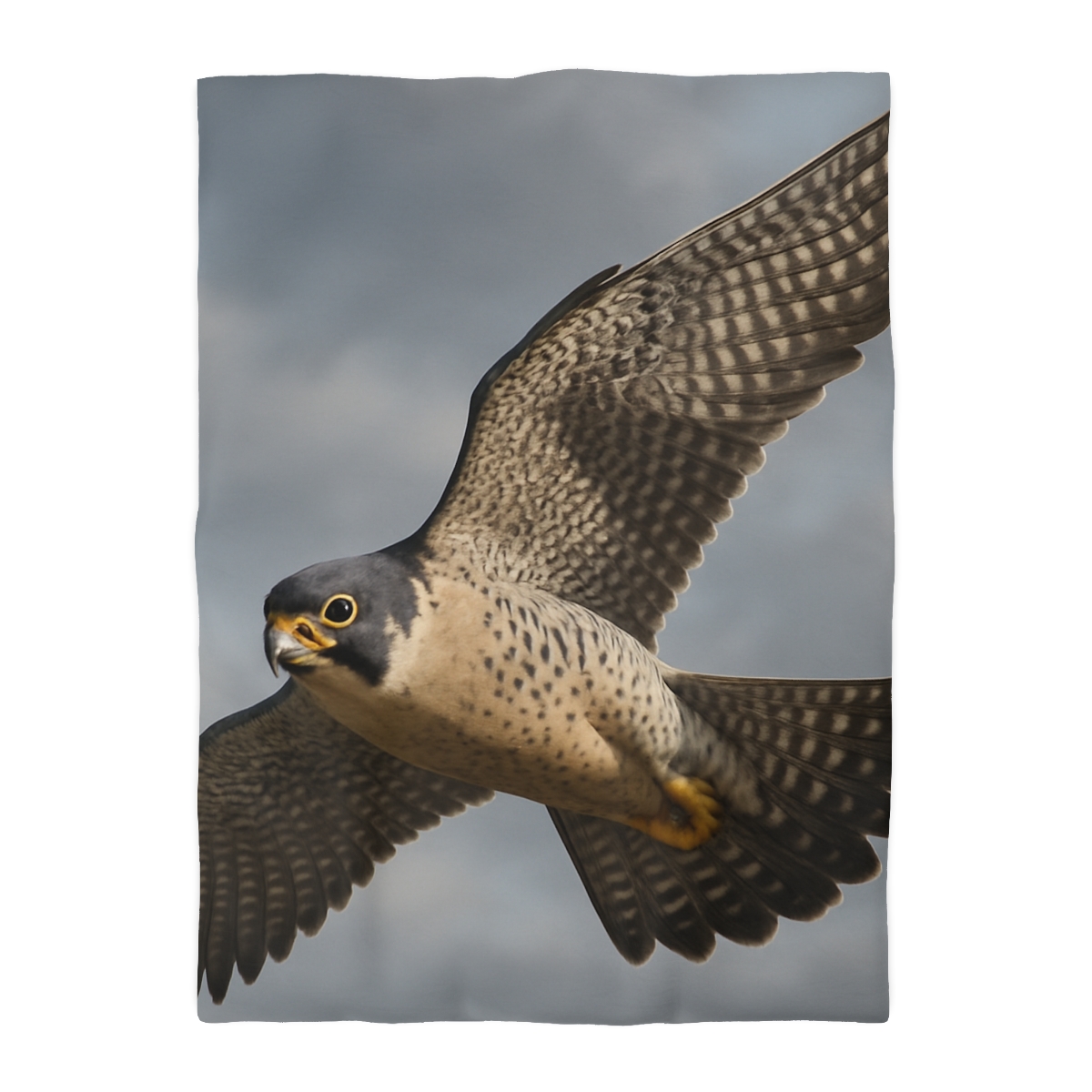 Sky Lance Peregrine Falcon personalized bedding duvets